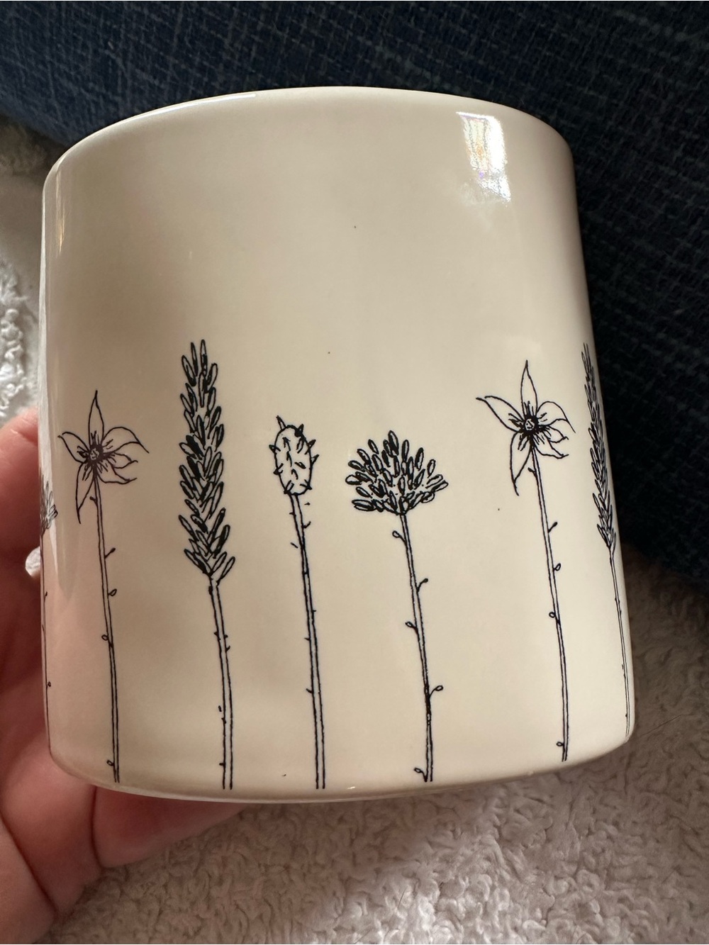 Rae Dunn Brushes Container - Picture 3 of 5